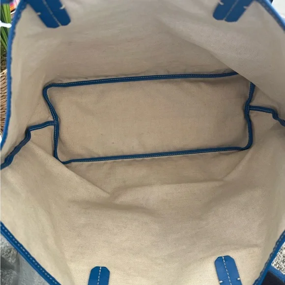 Goyard Blue Monogram Tote - Picture 7 of 16